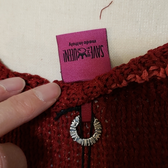 Red mesh Save The Queen top - Picture 4 of 12